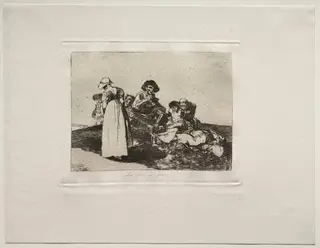 The Horrors of War:  The Worst is to Beg, by Francisco de Goya