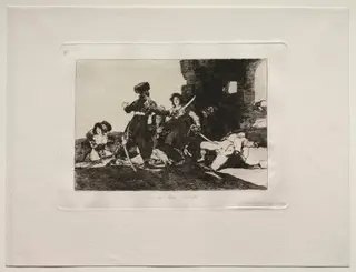 The Horrors of War:  There Isn't Time Now, by Francisco de Goya, 1815