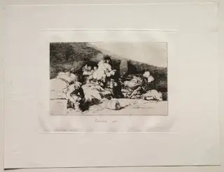 The Horrors of War:  These Too, by Francisco de Goya, 1815
