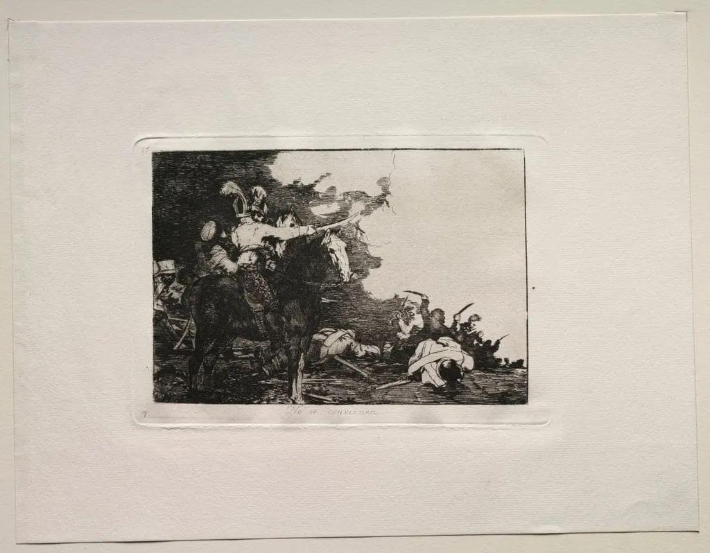 The Horrors of War: They Do Not Agree, by Francisco de Goya, 1815
