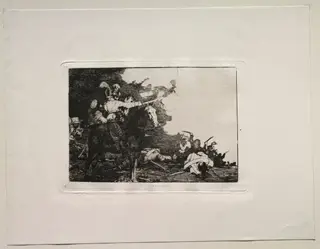 The Horrors of War:  They Do Not Agree, by Francisco de Goya, 1815
