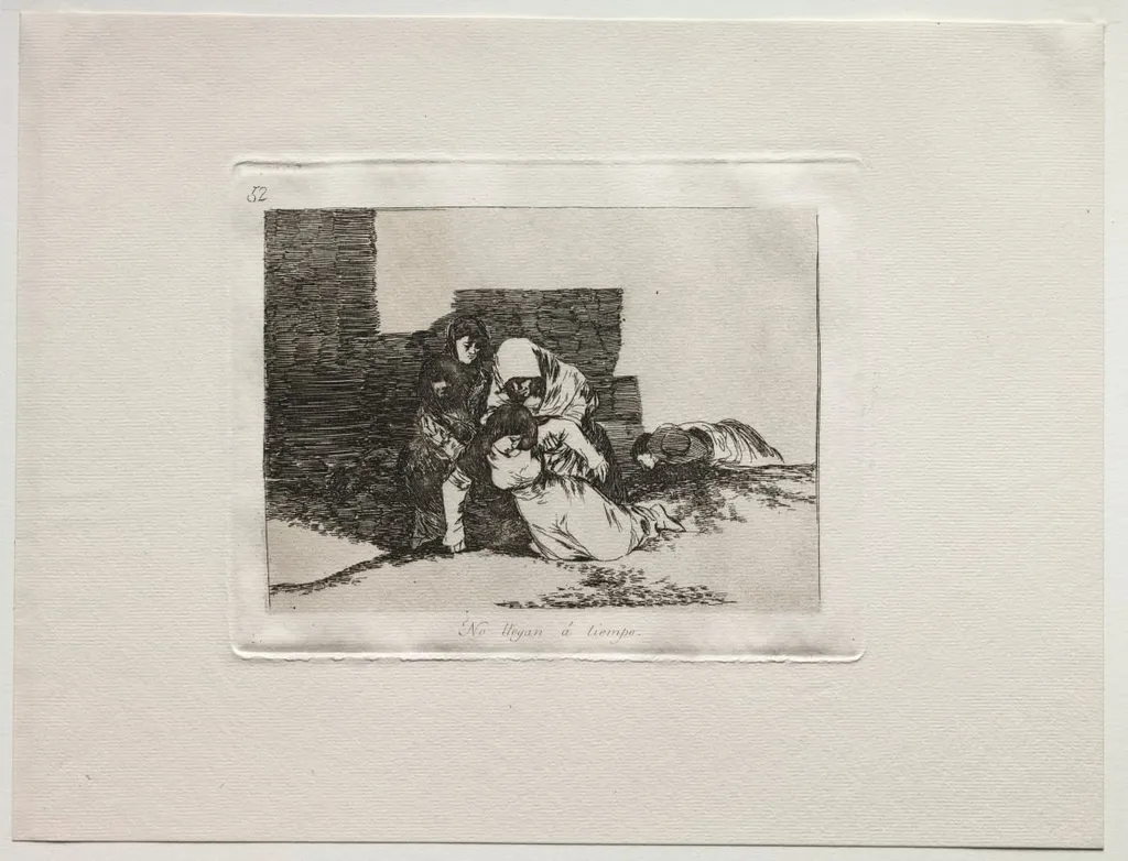 The Horrors of War: They Do Not Arrive In Time, by Francisco de Goya, 1815