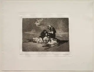 The Horrors of War:  What is the Use of a Cup?, by Francisco de Goya
