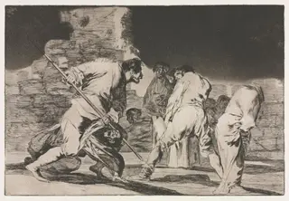 The Proverbs: The Folly of Fury, by Francisco de Goya