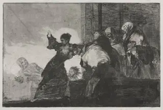 The Proverbs: Two Heads are Better than One or Poor Folly, by Francisco de Goya