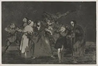 The Proverbs: Wounds Heal Quicker Than Hasty Words, by Francisco de Goya
