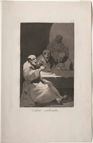 They are Hot, Plate 13, by Francisco de Goya