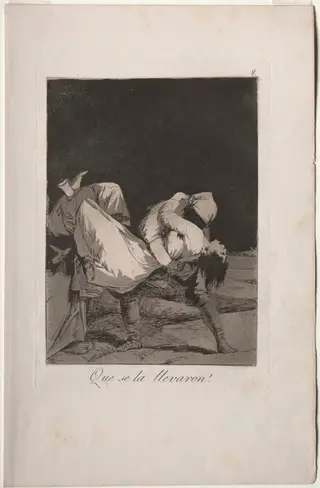 They Carried Her Off!, Plate 8, by Francisco de Goya