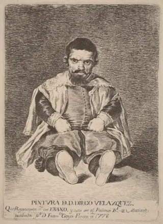 Un enano (A Dwarf), by Francisco de Goya