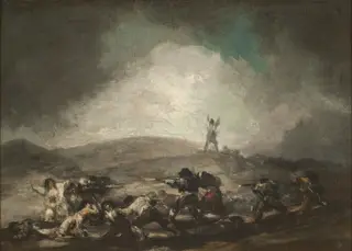 War Scene, by Francisco de Goya