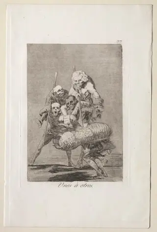 What One Does to Another, Plate 77, by Francisco de Goya