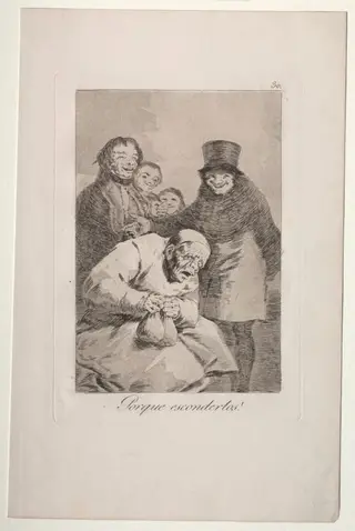 Why Hide Them?, Plate 30, by Francisco de Goya
