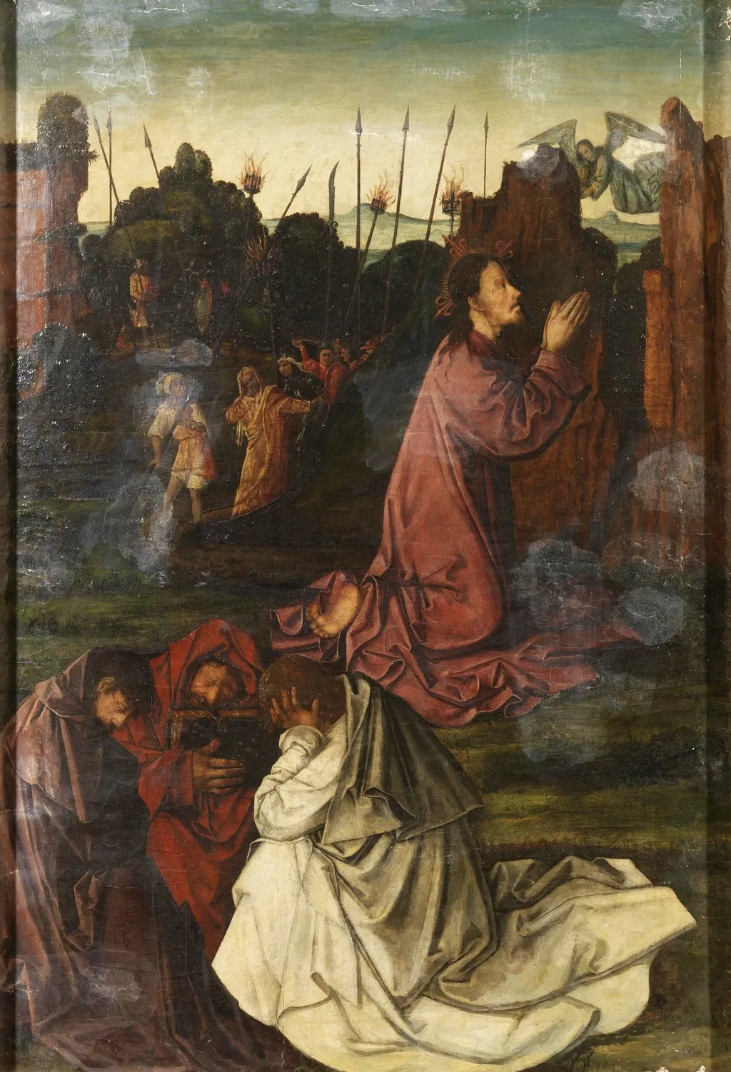 Agony in the Garden, by Francisco de Osona, oil, 1500