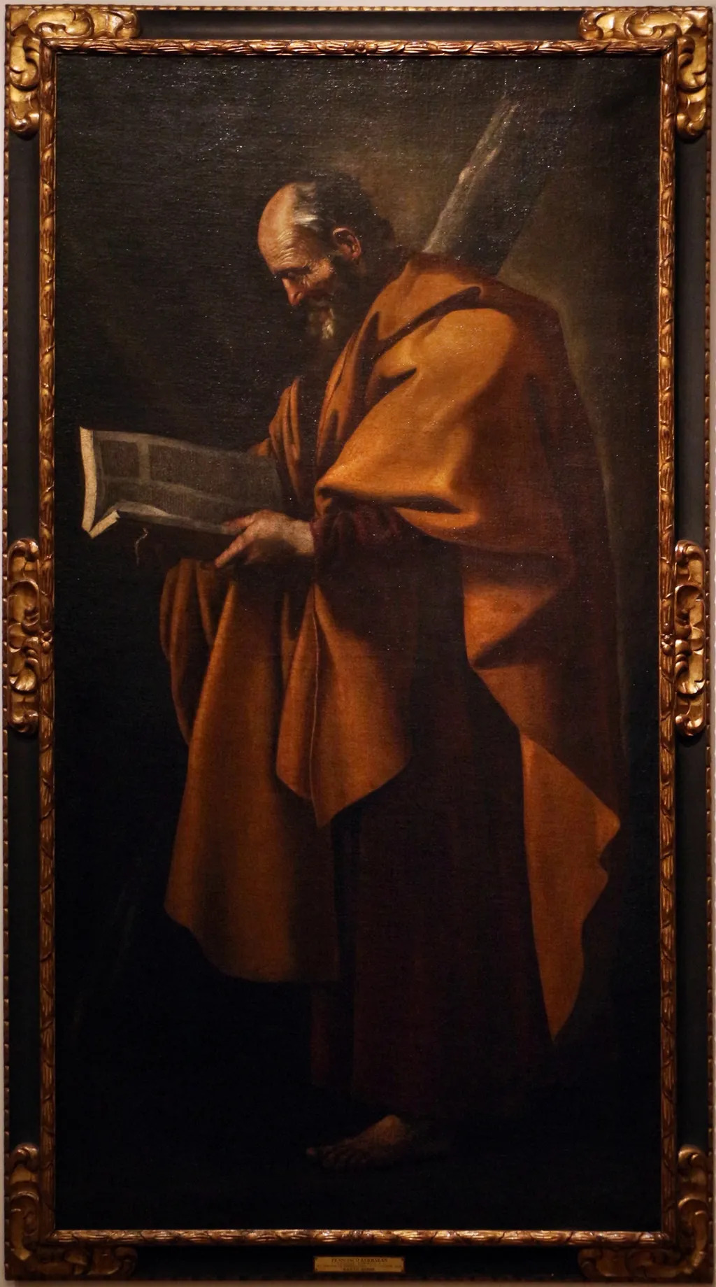 Saint Andrew, by Francisco de Zurbarán, oil, 1633