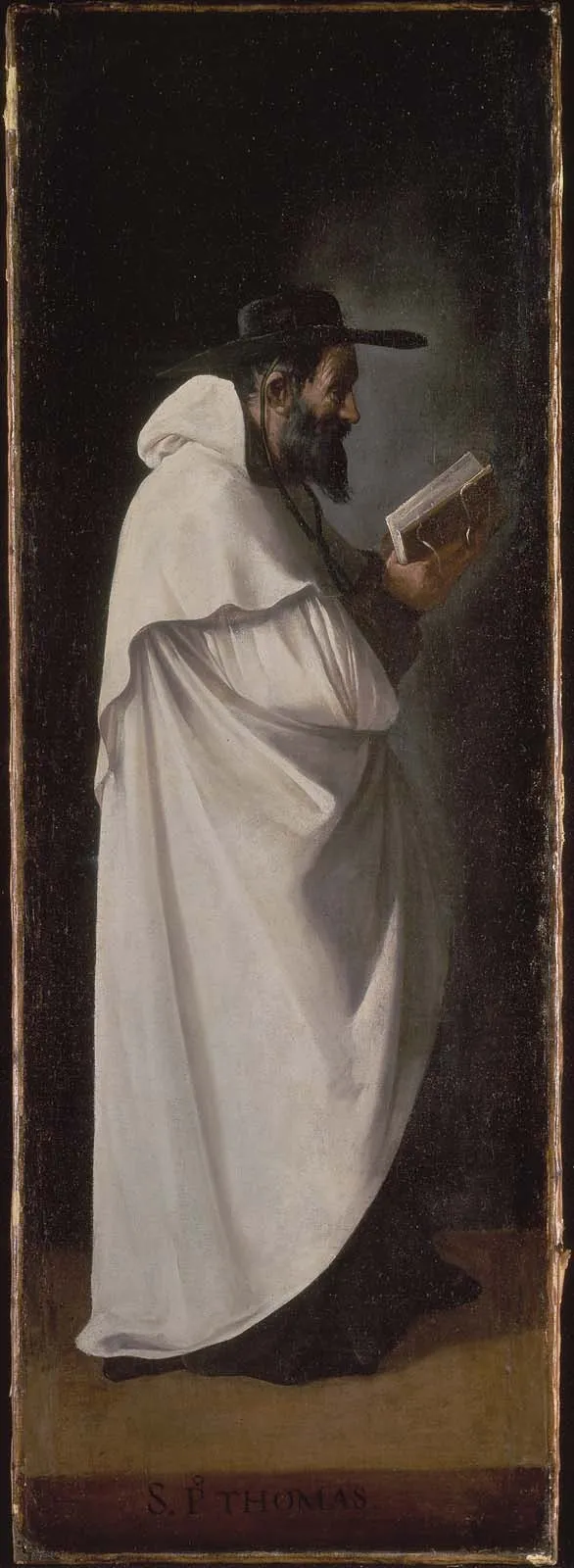 Saint Peter Thomas, by Francisco de Zurbarán, oil, 1600
