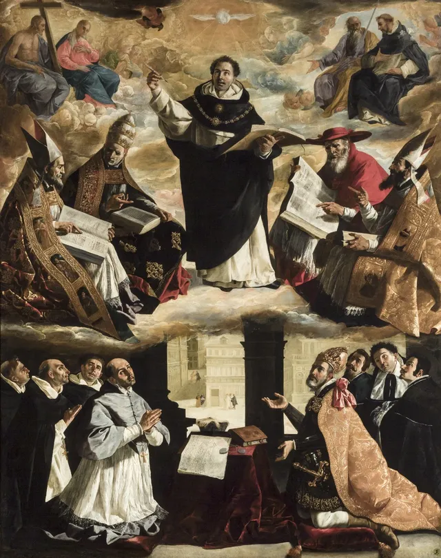 The Apotheosis of St. Thomas of Aquino, by Francisco de Zurbarán