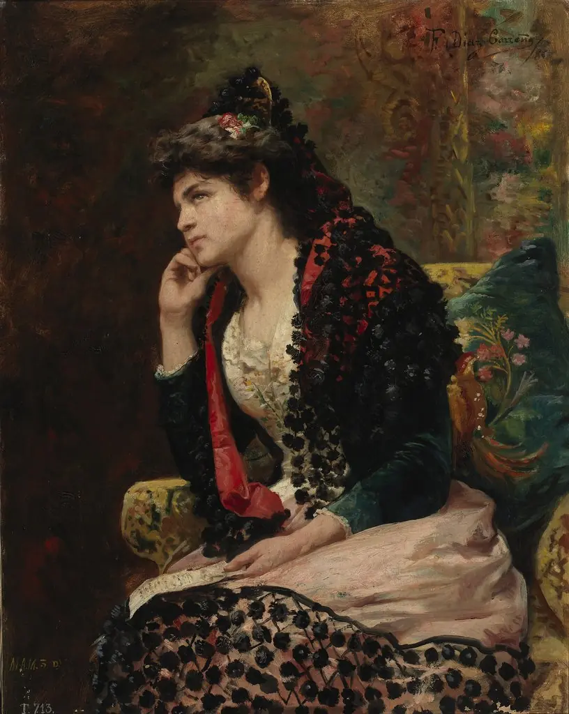 Ausencia, by Francisco Díaz Carreño