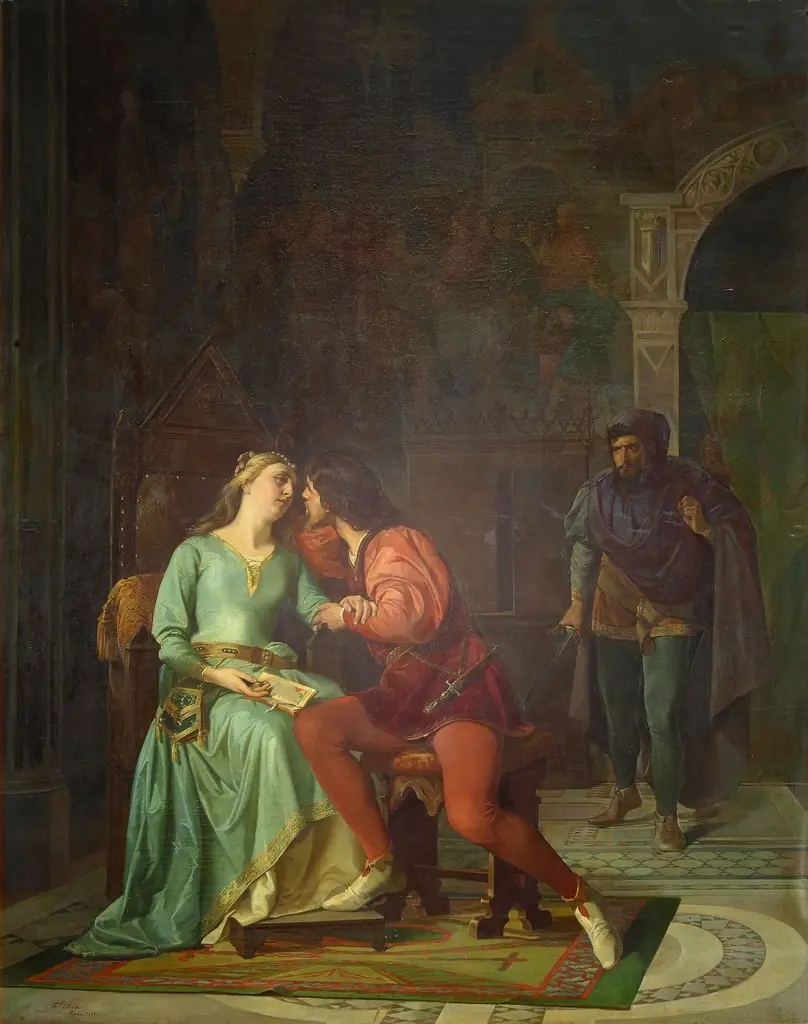 Francisca de Rímini, by Francisco Díaz Carreño
