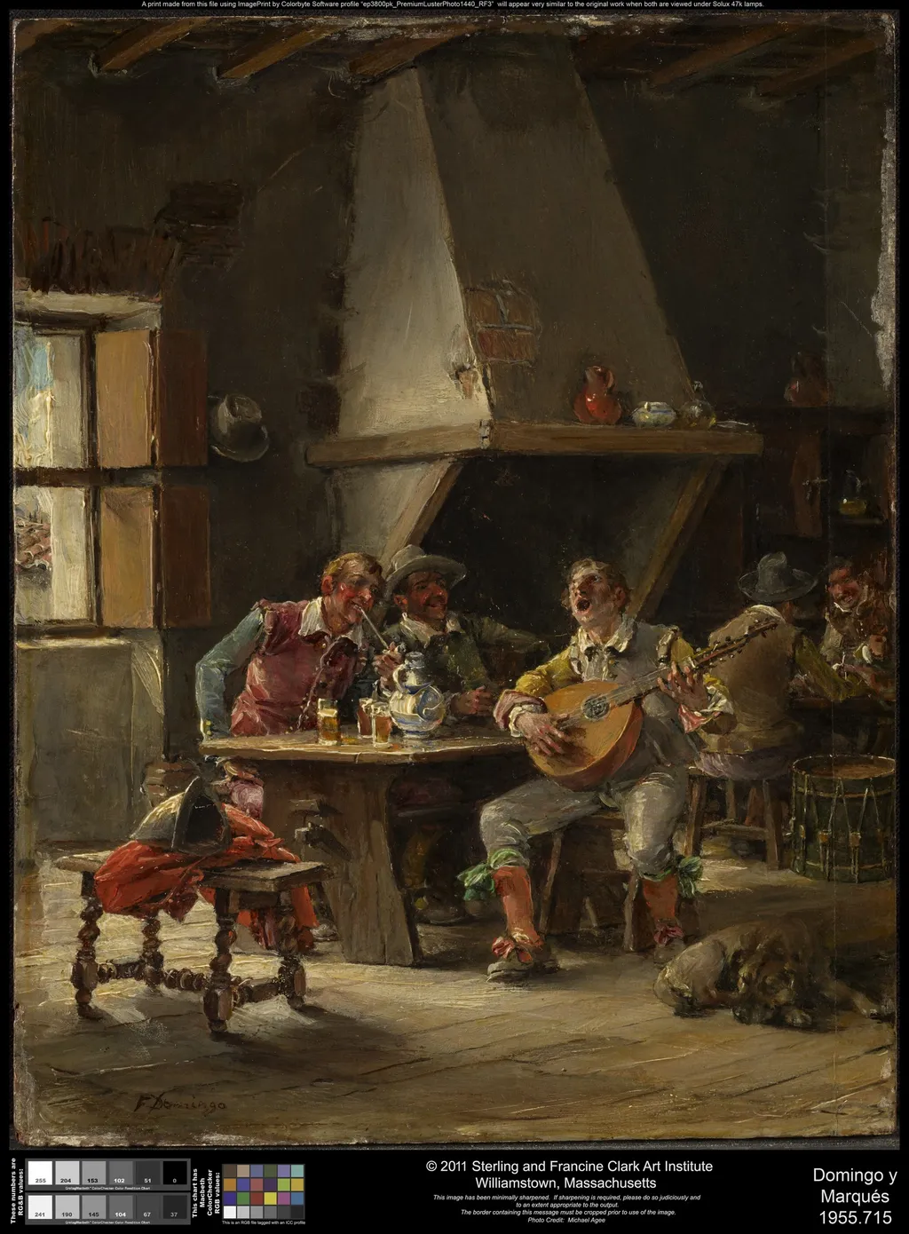 Drinking Song, by Francisco Domingo Marqués, oil, 1896