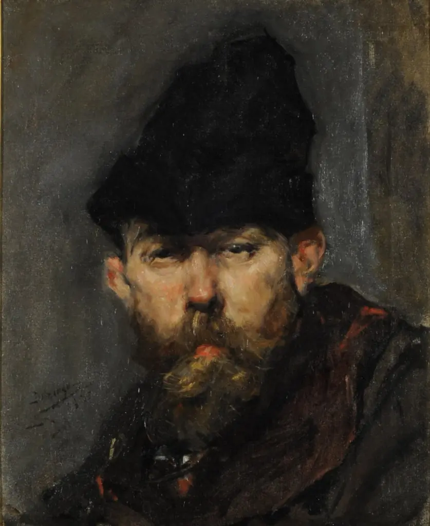 El artista (Tít.ant.: Cabeza de hombre), by Francisco Domingo Marqués
