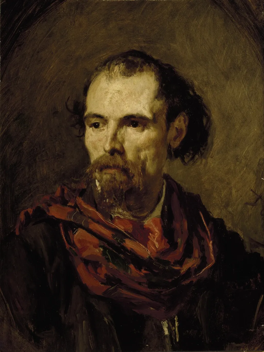 El escritor Pelegrín García Cadena, by Francisco Domingo Marqués, oil, 1870