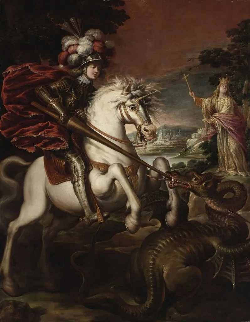 Saint George Slaying the Dragon, by Francisco Fernández