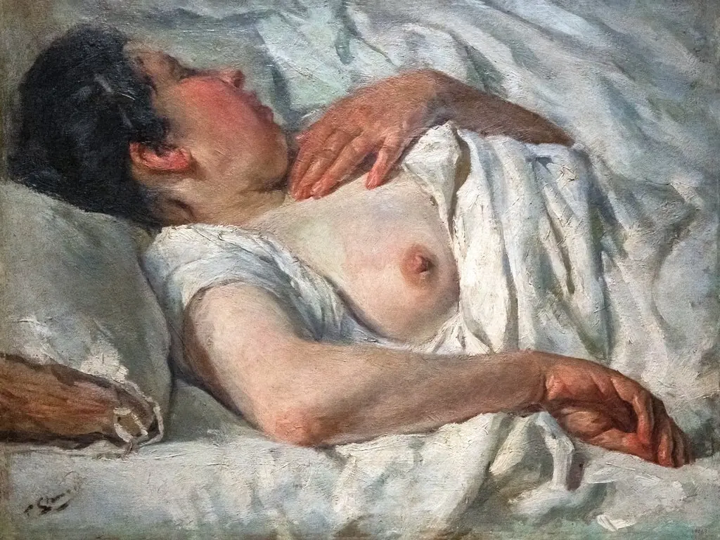 Woman Sleeping, by Francisco Gimeno Arasa