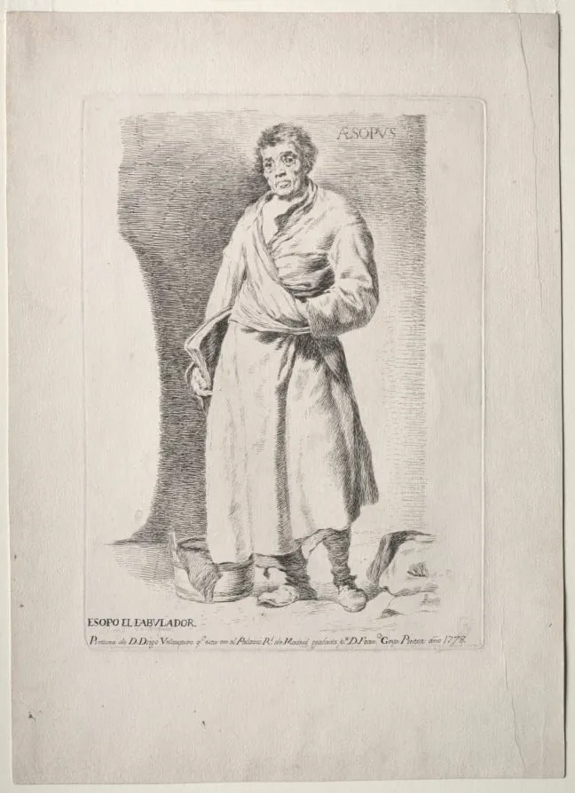Aesop, by Francisco Goya, 1778
