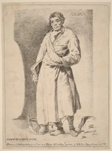 Aesopvs (Aesop), by Francisco Goya