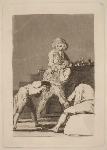 Al Conde Palatino (To the Count Palatine), by Francisco Goya