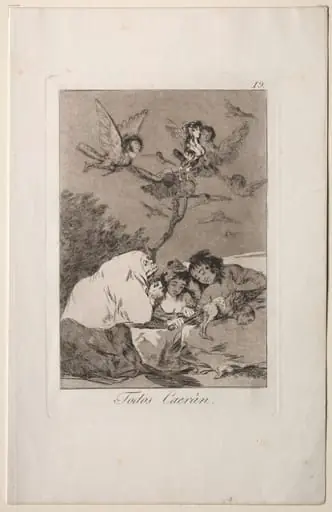 All Will Fall, Plate 19, by Francisco Goya