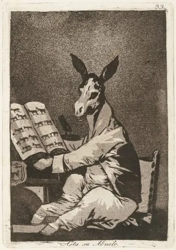 Asta su abuelo (And So Was His Grandfather), by Francisco Goya