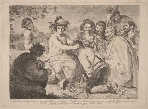 Baco (Bacchus), by Francisco Goya