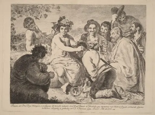 Baco (Bacchus), by Francisco Goya