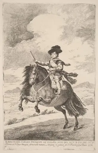 Baltasar Carlos, by Francisco Goya
