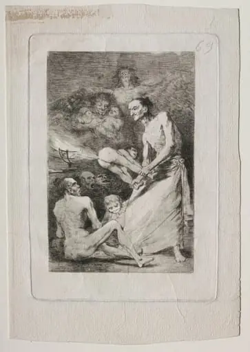Blow, Plate 69, by Francisco Goya