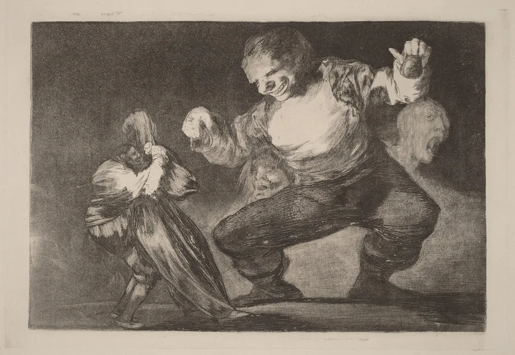 Bobalicon (Simpleton), by Francisco Goya, ink, 1816