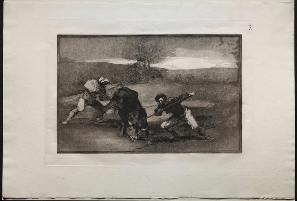 Bullfights: Another Way of Hunting on Foot, by Francisco Goya, 1816