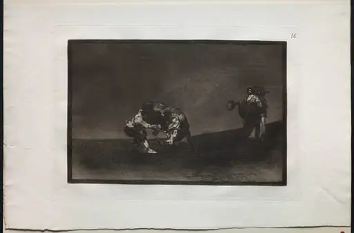 Bullfights:  The Same Man Throws a Bull in the Ring at Madrid, by Francisco Goya