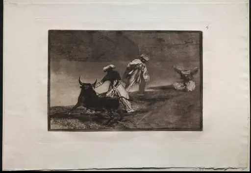 Bullfights: They Play Another with the Cape in an Enclosure, by Francisco Goya