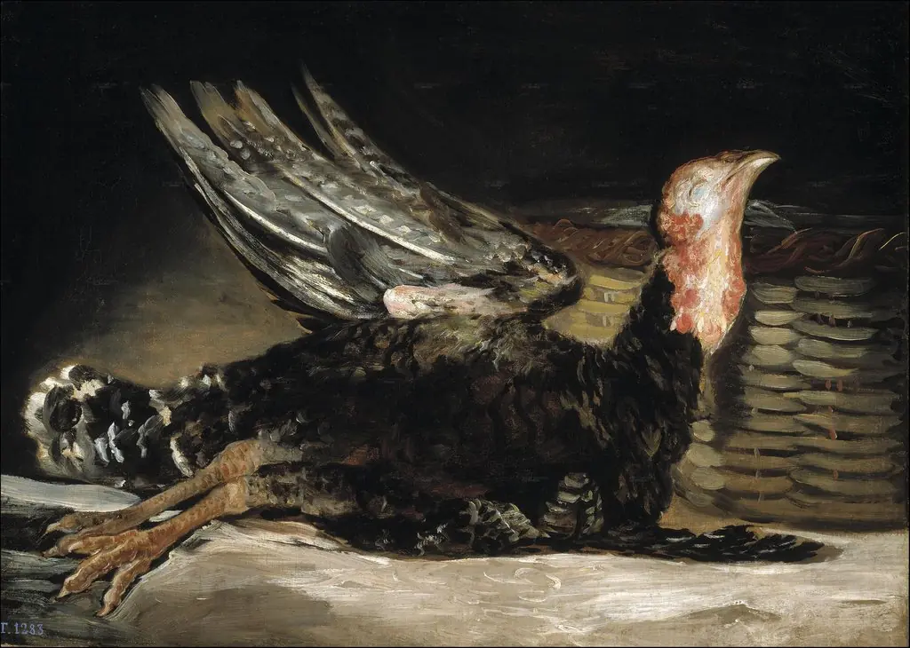 Dead turkey, by Francisco Goya