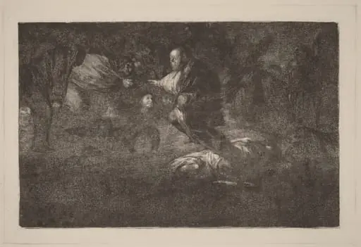 Dios los cria y ellos se juntan (God Creates Them and They Join Up Together), by Francisco Goya
