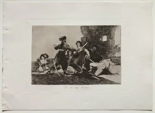 Disasters of War: There isn't Time Now, by Francisco Goya