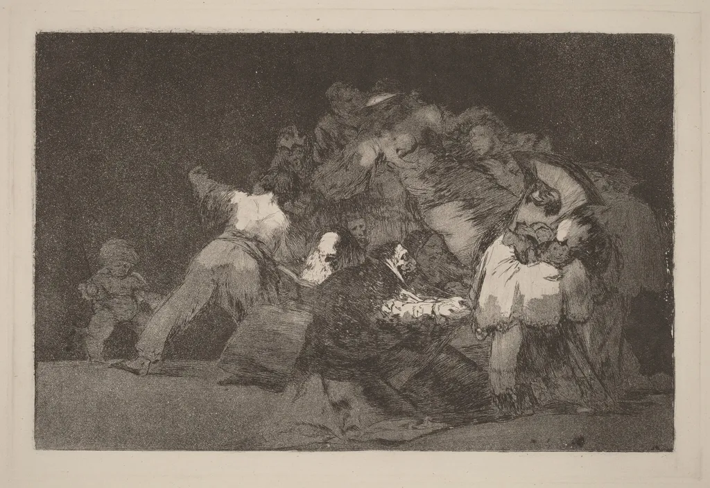 Disparate general (General Folly), by Francisco Goya, ink, 1816