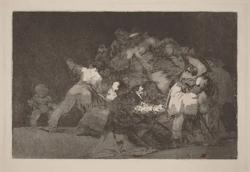Disparate general (General Folly), by Francisco Goya