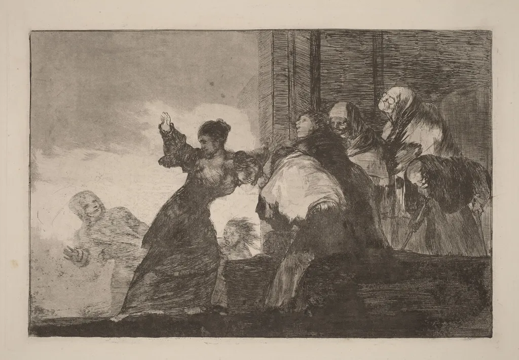 Disparate pobre (Poor Folly), by Francisco Goya, ink, 1816