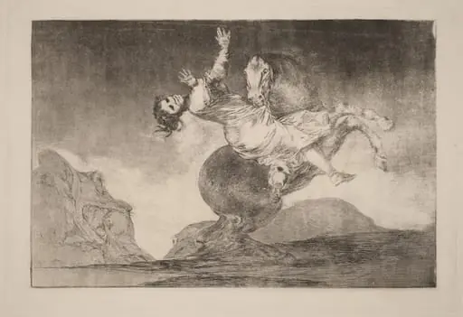 El caballo raptor (The Horse-Abductor), by Francisco Goya