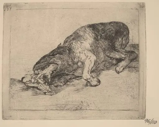 Fiero monstruo! (Fierce Monster!), by Francisco Goya