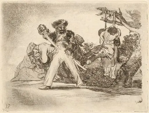 Fuerte cosa es! (That's Tough!), by Francisco Goya