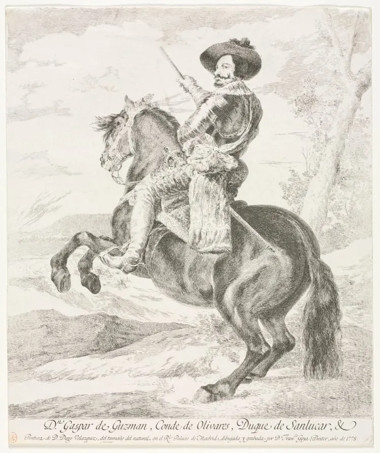 Gaspar de Guzman, by Francisco Goya, 1778